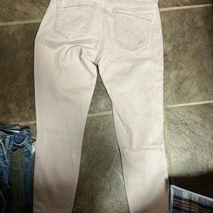 Light pink Express skinny jeans